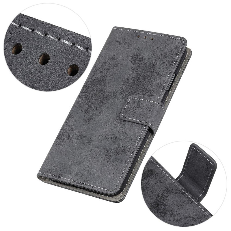 Retro Wallet Stand Case for Google Pixel 6a - Gray