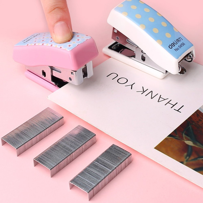 DELI Hæftemaskine Papirbindingsmaskine Tilfældig farve