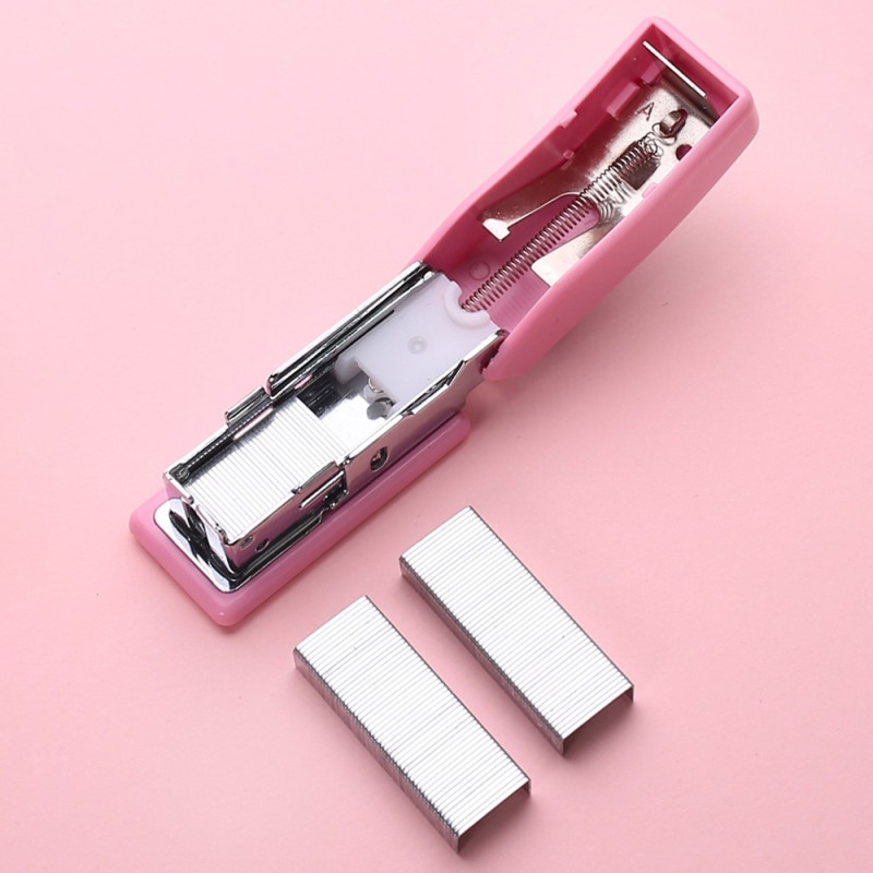 DELI stiftemaskin papirbindingsmaskin Tilfeldig farge