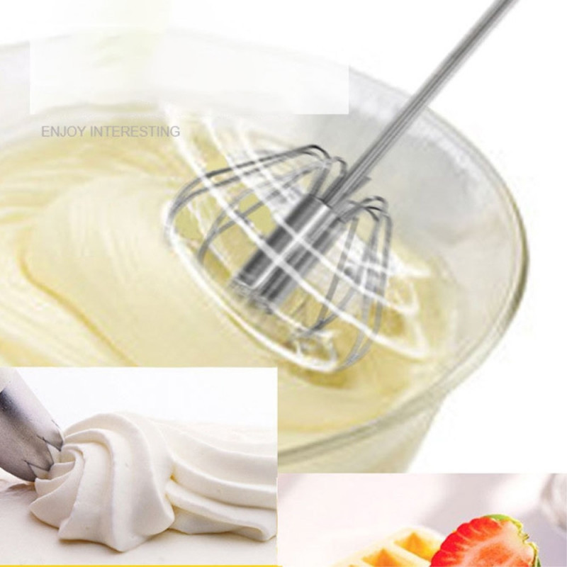 Puoliautomaattinen vispilä puristinsekoitin Munasekoitin