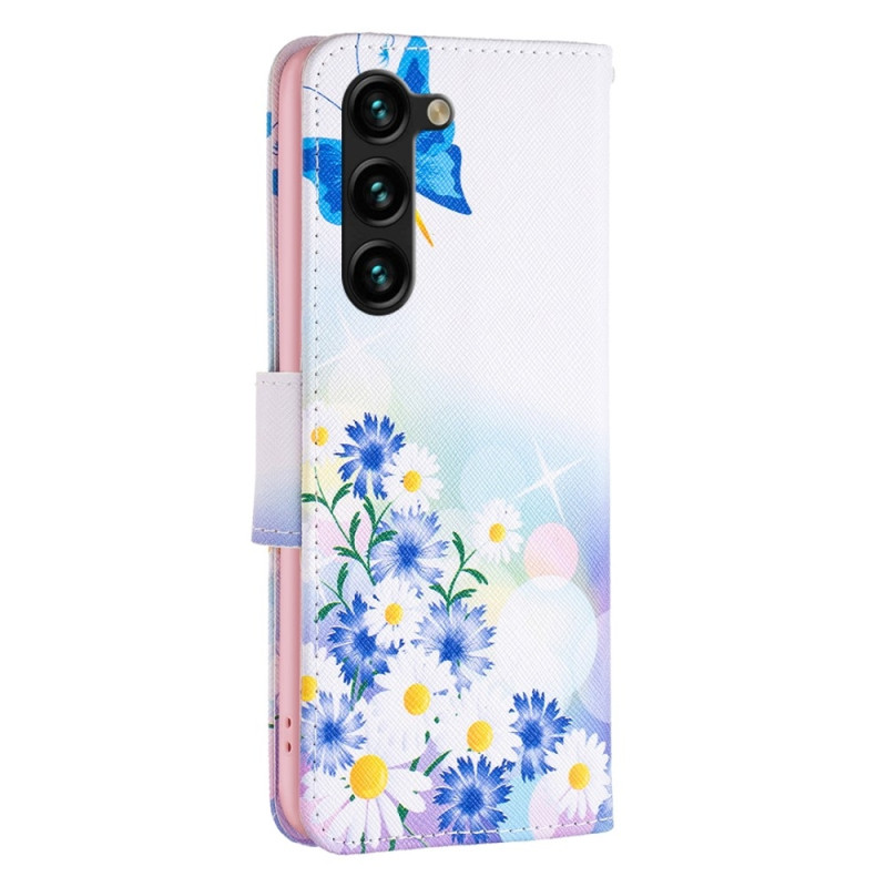For Samsung Galaxy S24+ Wallet Stand Case Pattern Phone Cover