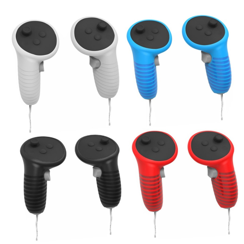 1 pari Oculus Quest 3 VR Handle Controller - kotelon kansi - PUNAINEN