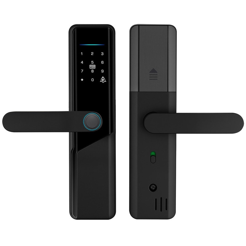 Elektroninen lukko A1 Tuya WiFi sormenjälki älykäs ovenlukko dynaaminen salasana NFC