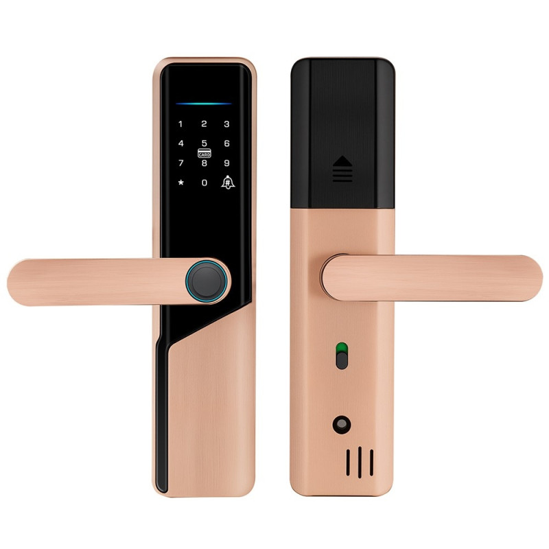 Smart dørlås Elektronisk lås A1 Tuya WiFi Fingeraftryk Dynamisk adgangskode NFC