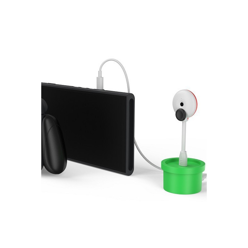 Compatible with Nintendo Switch 2 Plant-shaped 1080P USB Camera with Charging Base