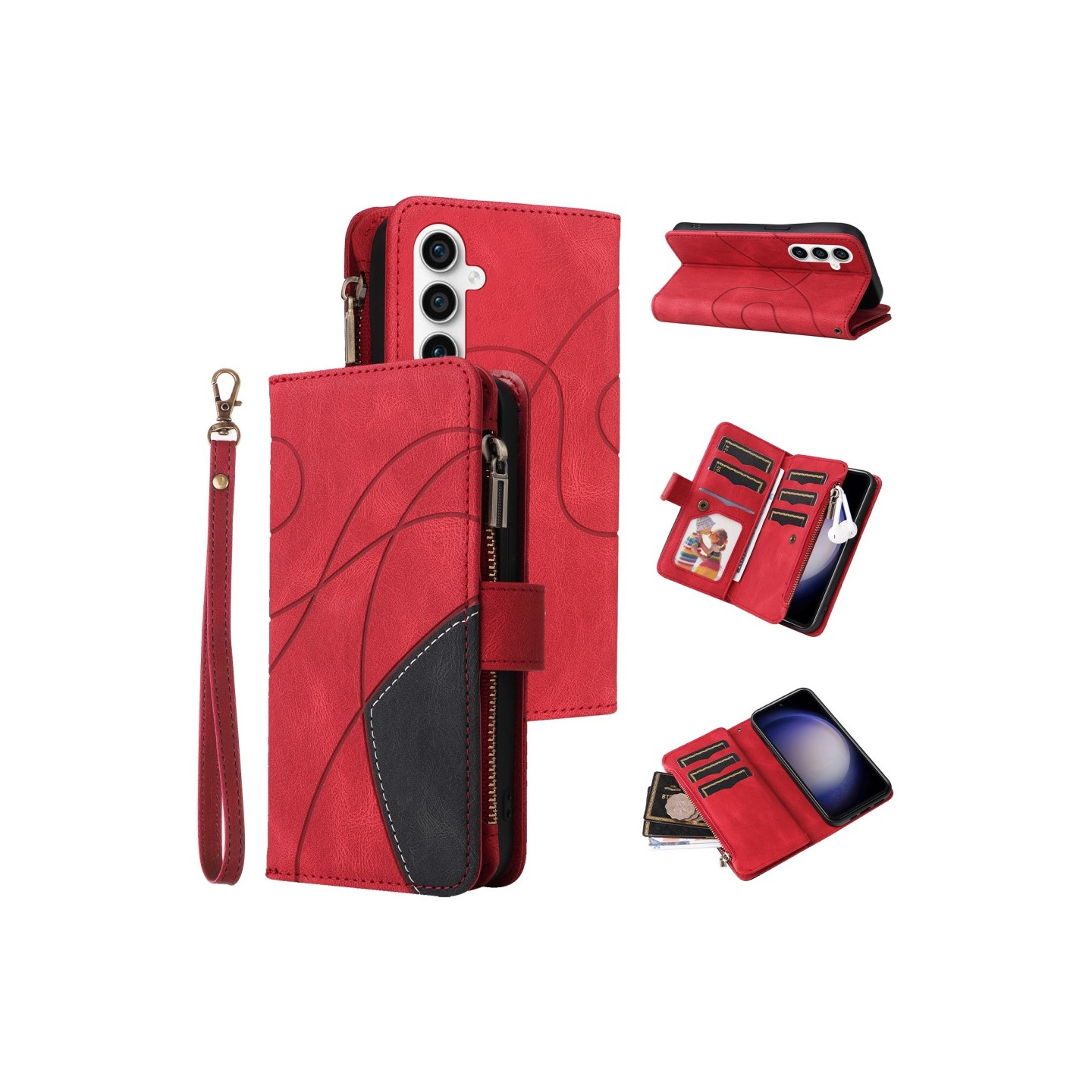 KT Multifunktion Series - 5 Til Samsung Galaxy S23 FE Telefontaske