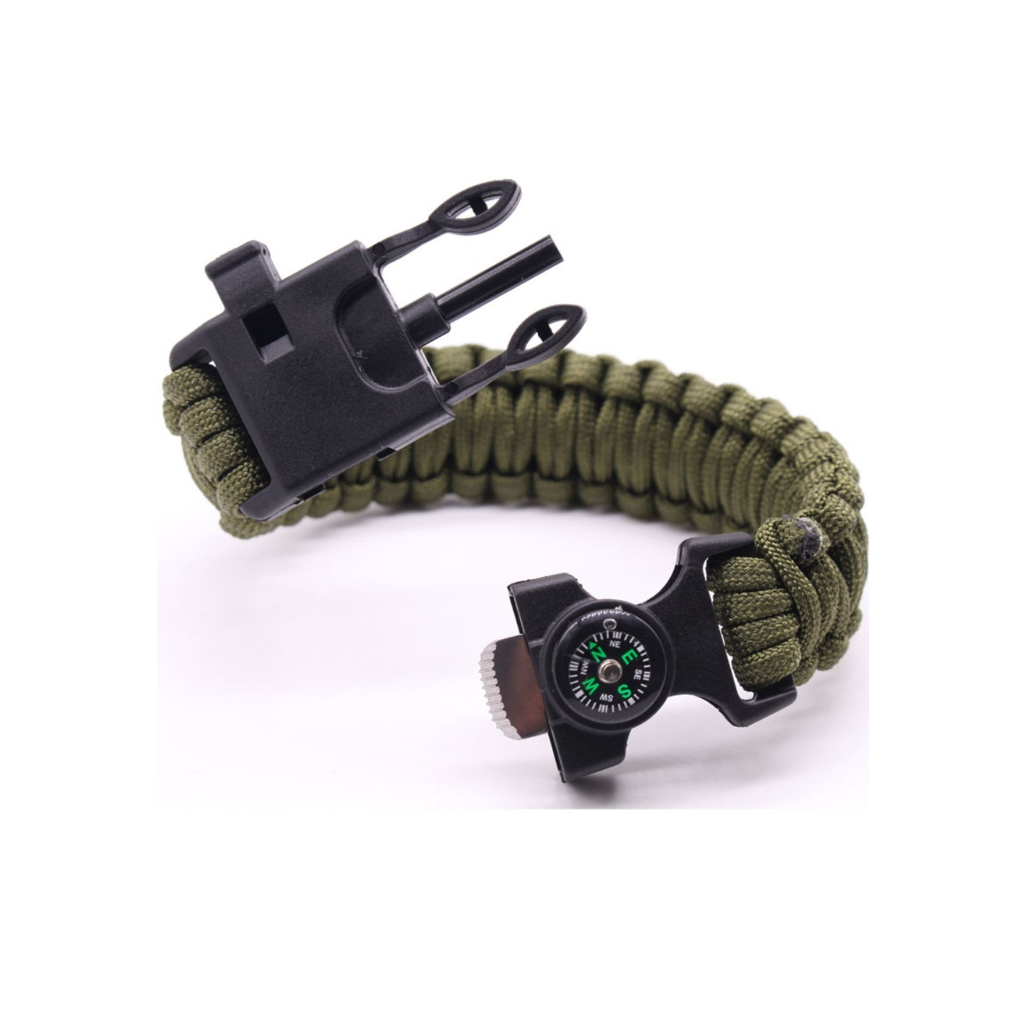 Survival Bracelet Survival Emergency Bracelet - Army Green