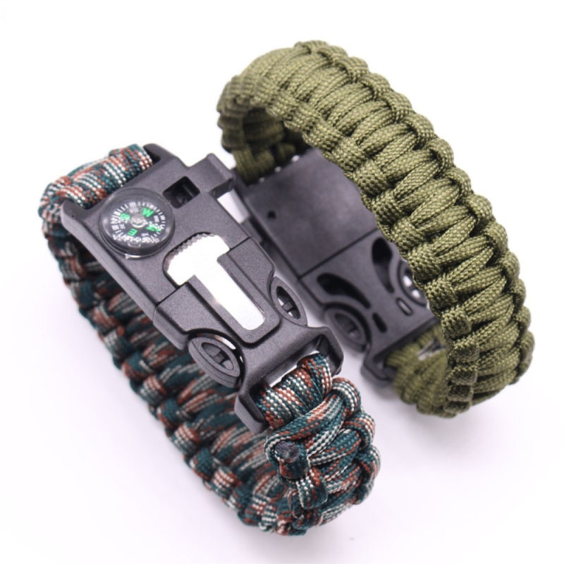 Survival Bracelet Survival Emergency Bracelet - Blue Camouflage