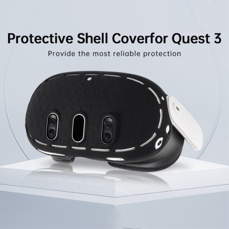 Til Meta Quest 3 VR Protective Shell Silikone Anti Dust Drop Protection