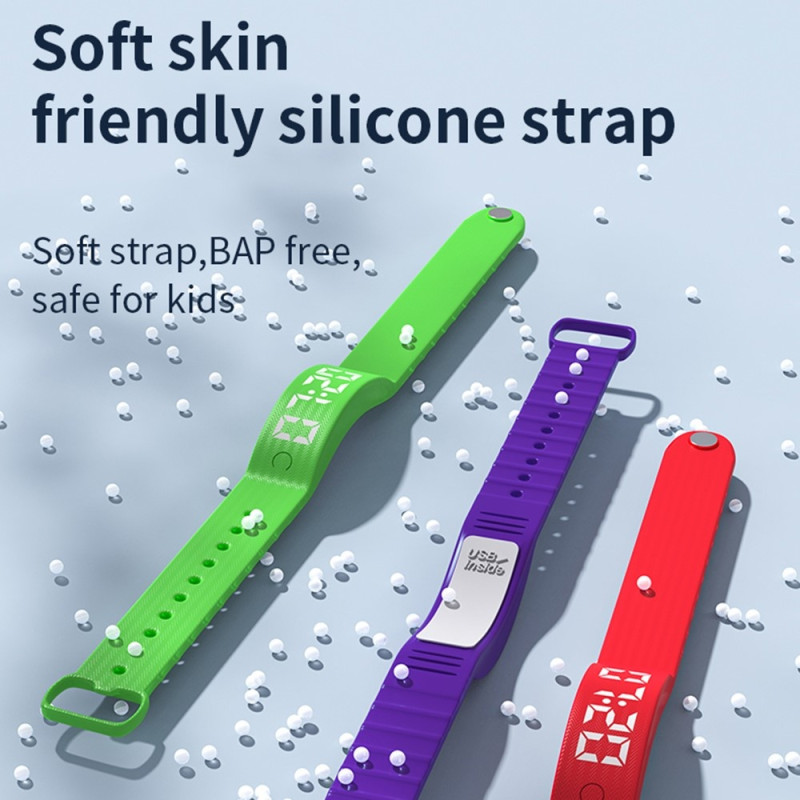 Smart bracelet vibrating alarm sleep monitoring digital display