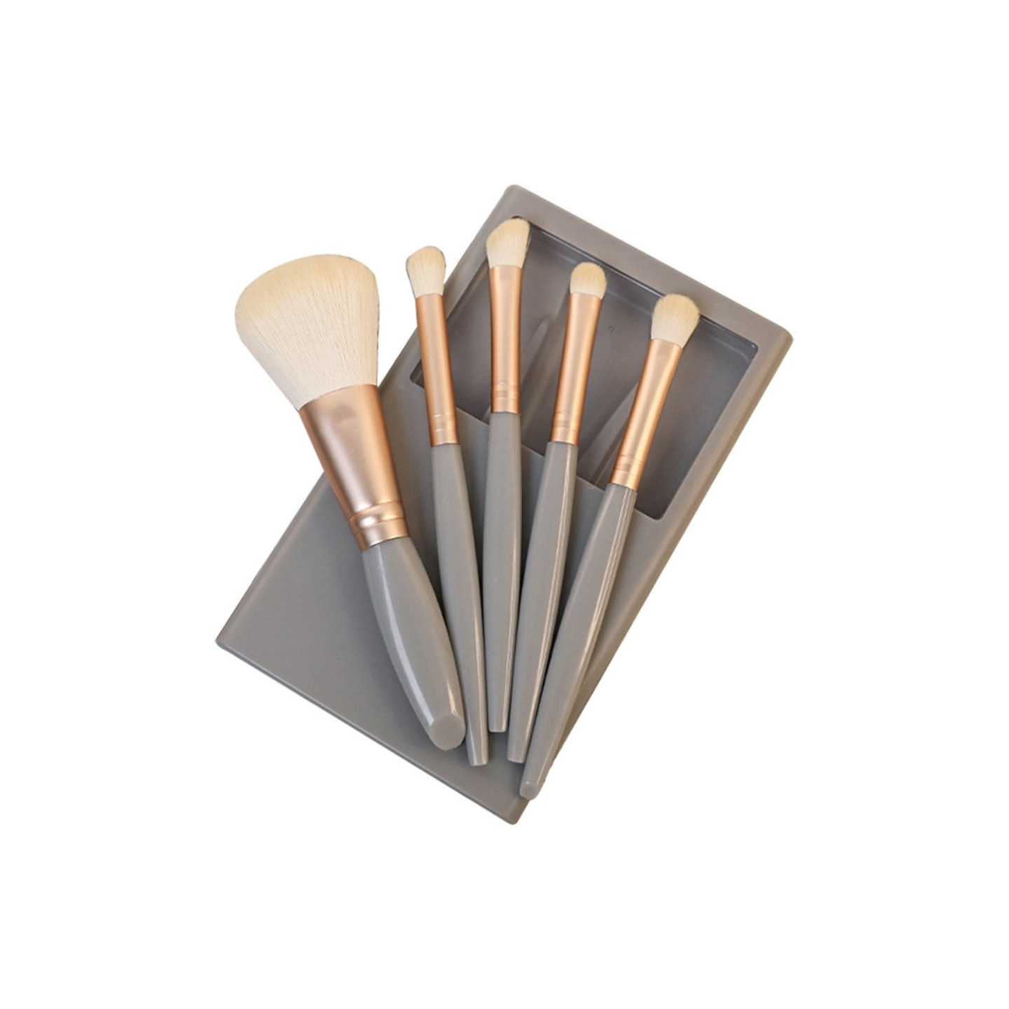5 stk Concealer Blending Brush Kit fibersminke Øyenskygge sminke