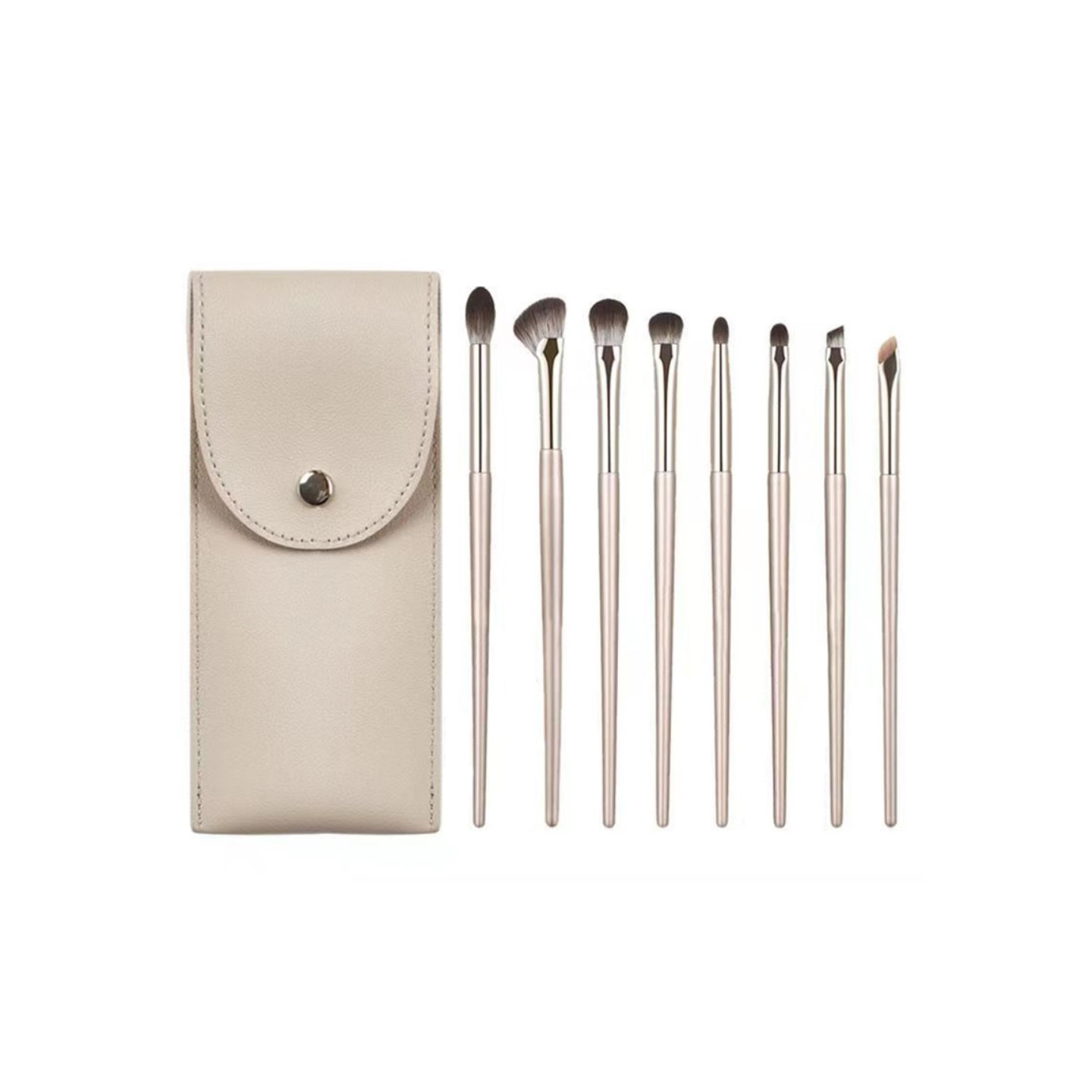 8 pcs Eye shadow brush set Soft fiber eye makeup brushes + bag