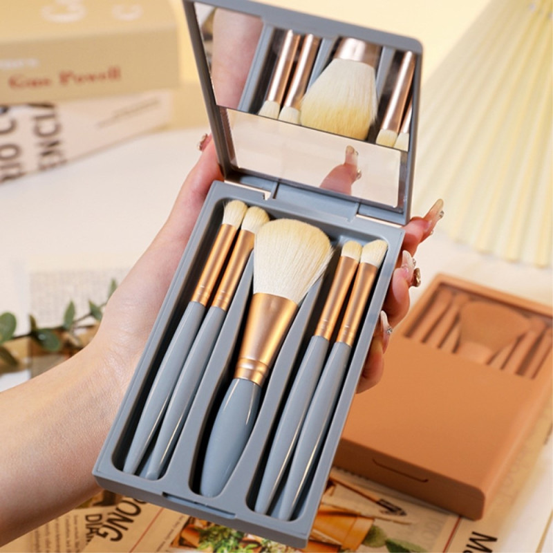 5 stk Concealer Blending Brush Kit fiber makeup Øjenskygge