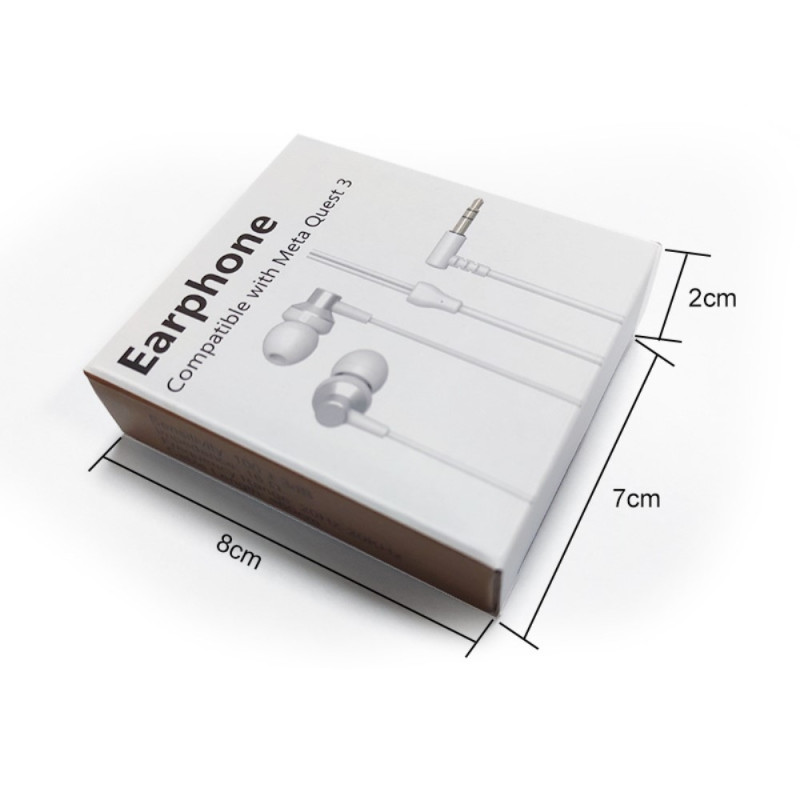 In - Ear Headphones with Wired Headphones for Meta Quest 3 VR