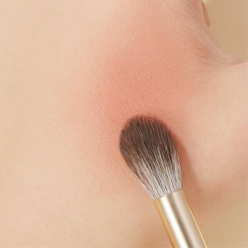 8 stk Øyenskygge børstesett Soft Fiber Eye Makeup - børster+veske