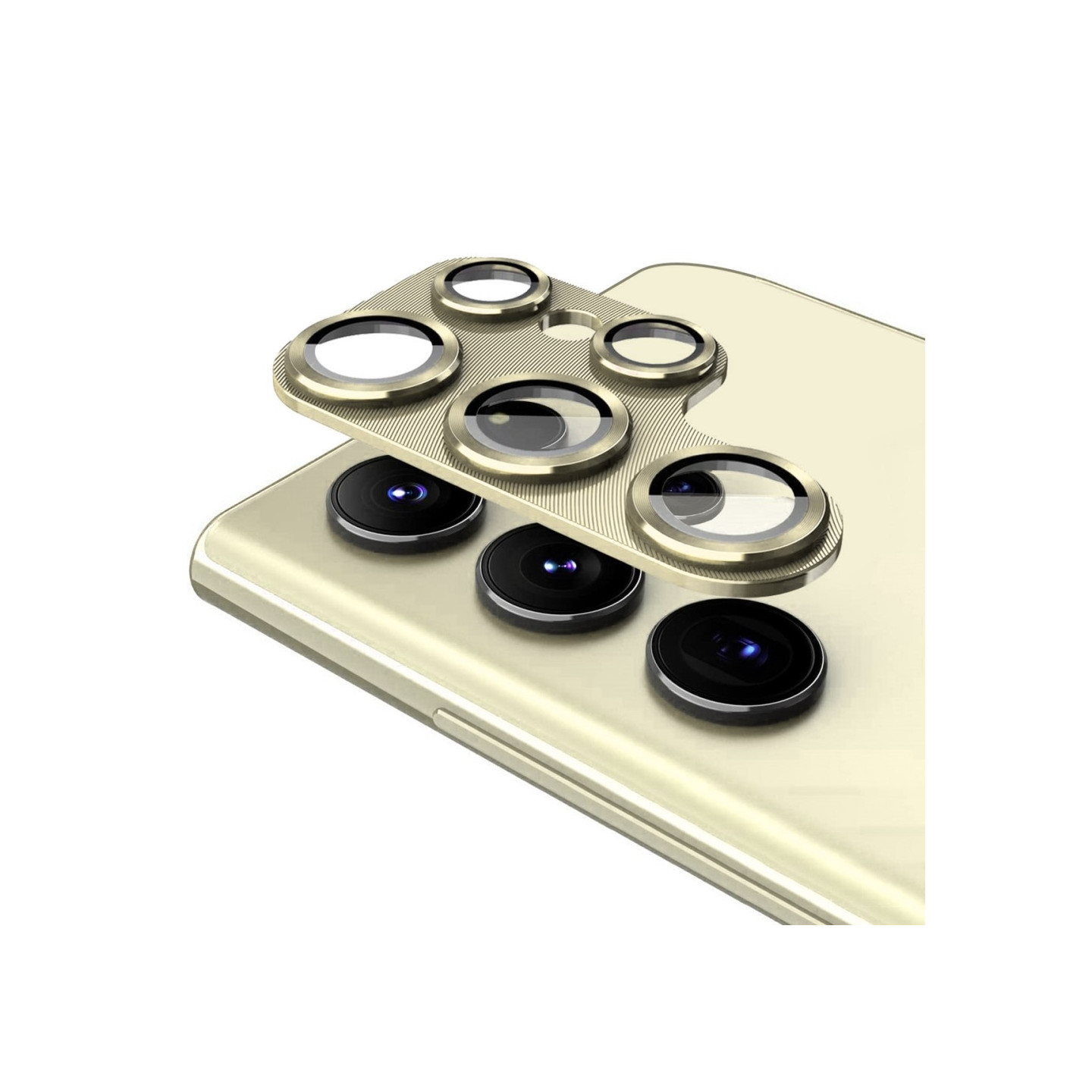 ENKAY Til Samsung Galaxy S24 Ultra Kamera Linsebeskytter Aluminiumslegering + Hærdet Glas