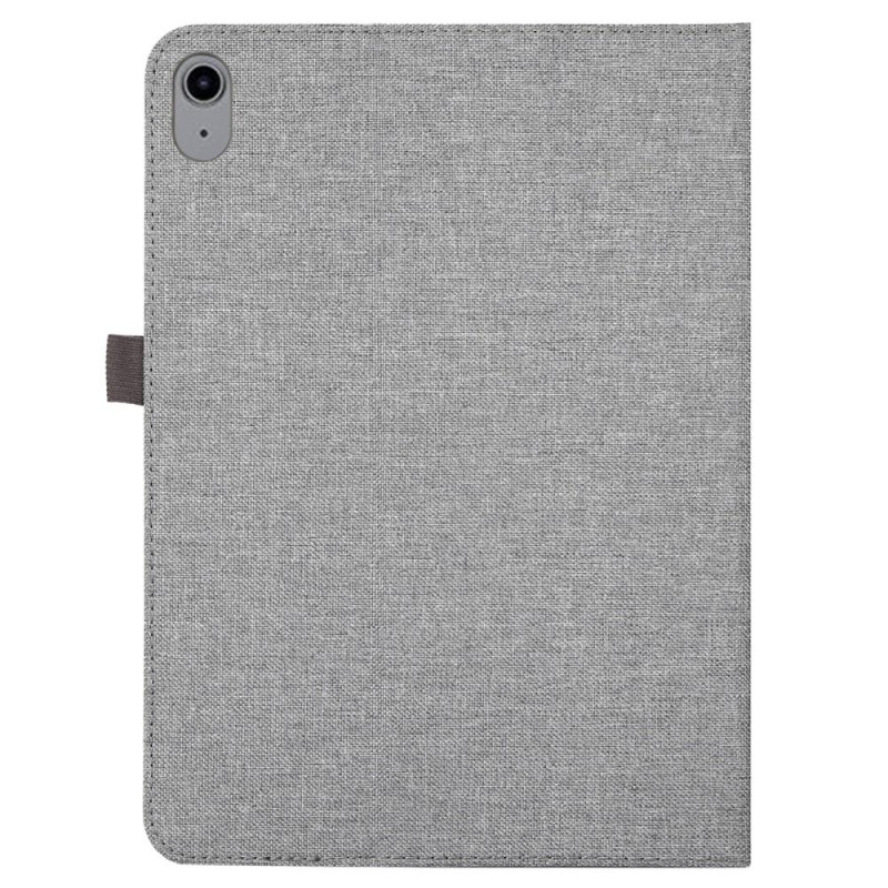 For iPad 10.9 (2022) Tablet Case Cover Cloth Texture - Gray