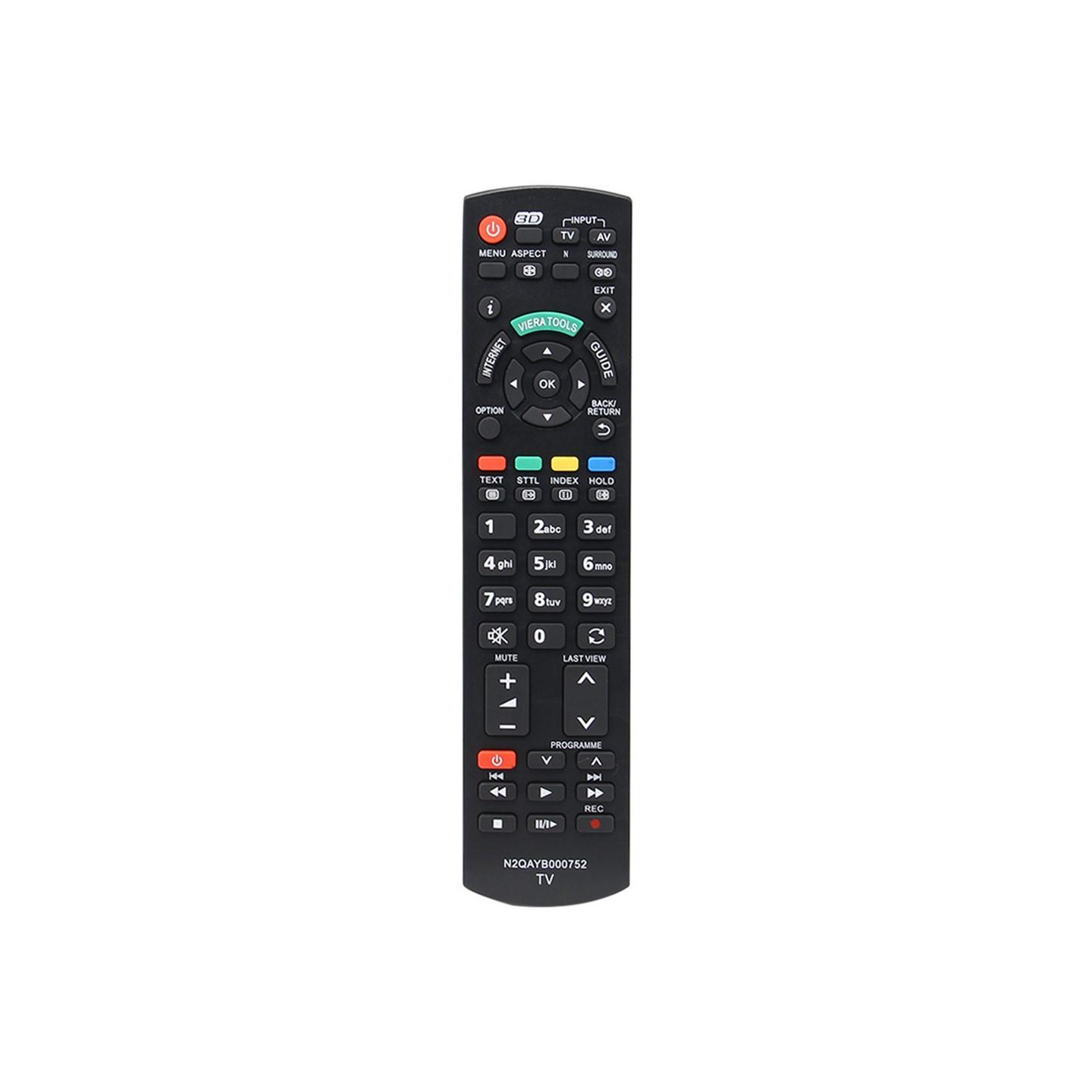 N2QAYB000752 TV - kaukosäätimen vaihto Panasonic TV: lle