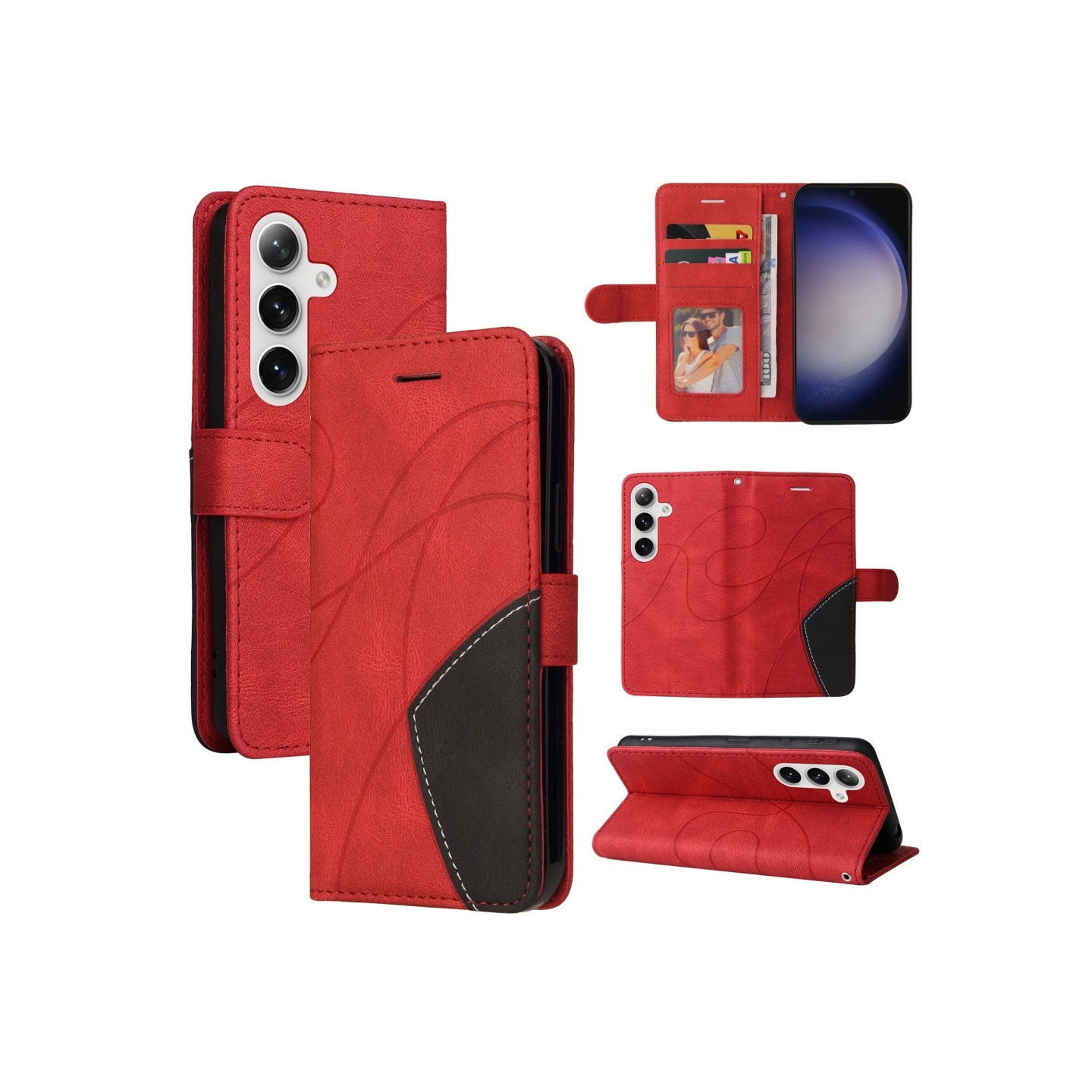 Til Samsung Galaxy S24+ KT - serie - 1 dobbeltfarve