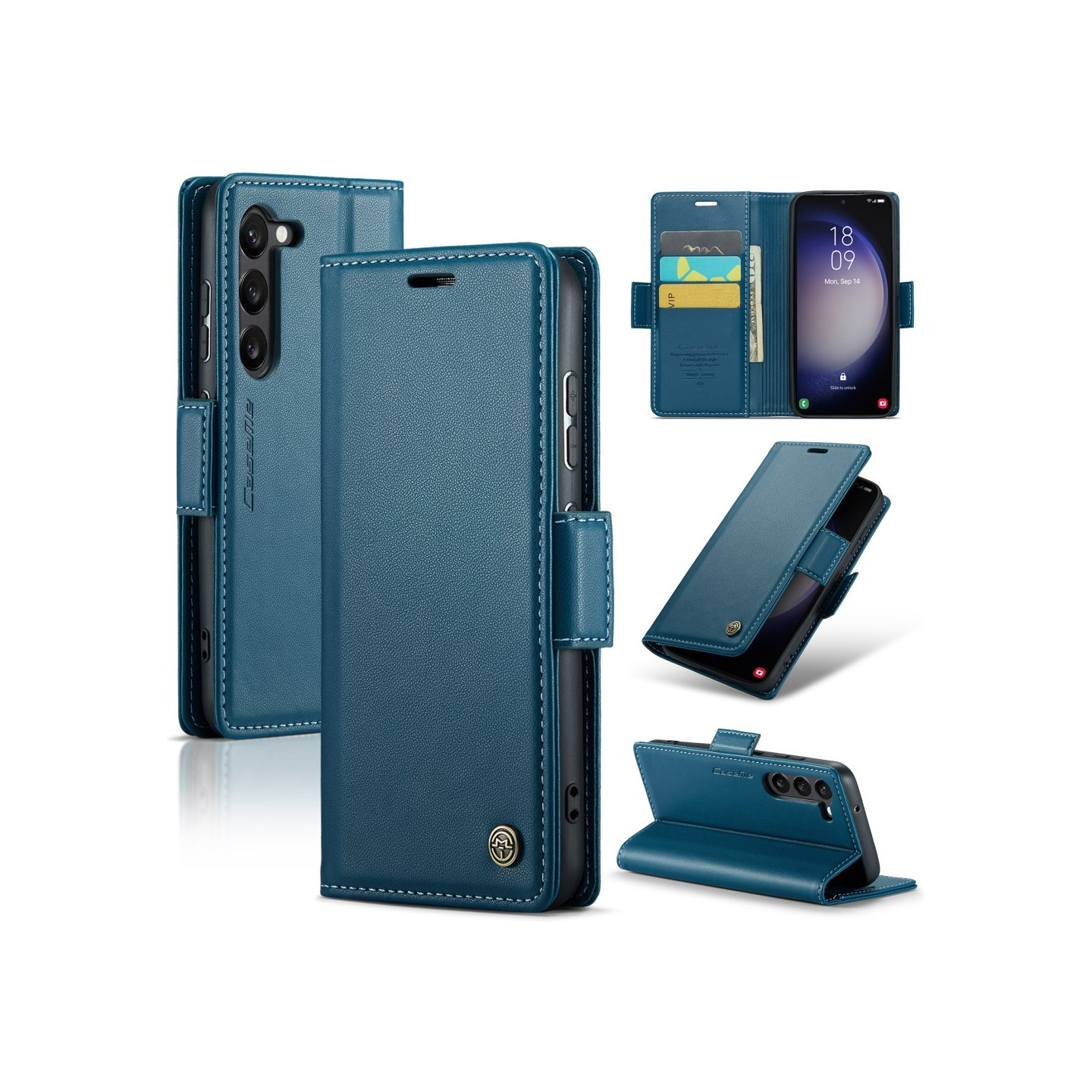 CASEME Retro Wallet Case for Samsung Galaxy S24