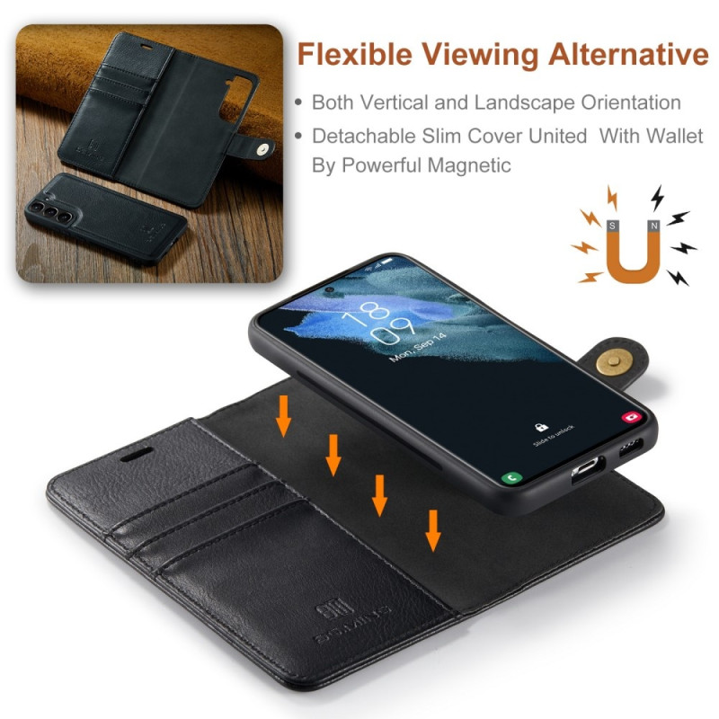 DG.MING for Samsung Galaxy S24 Detachable 2 - in - 1 Wallet Cover