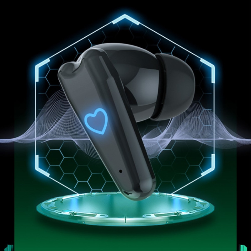 Bluetooth 5.3 In - Ear Headphones + Heart Charging Case - Blue