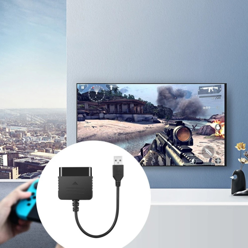 Sovitin Sony PS1 PS2 Peliohjaimet PS3 PC Converter