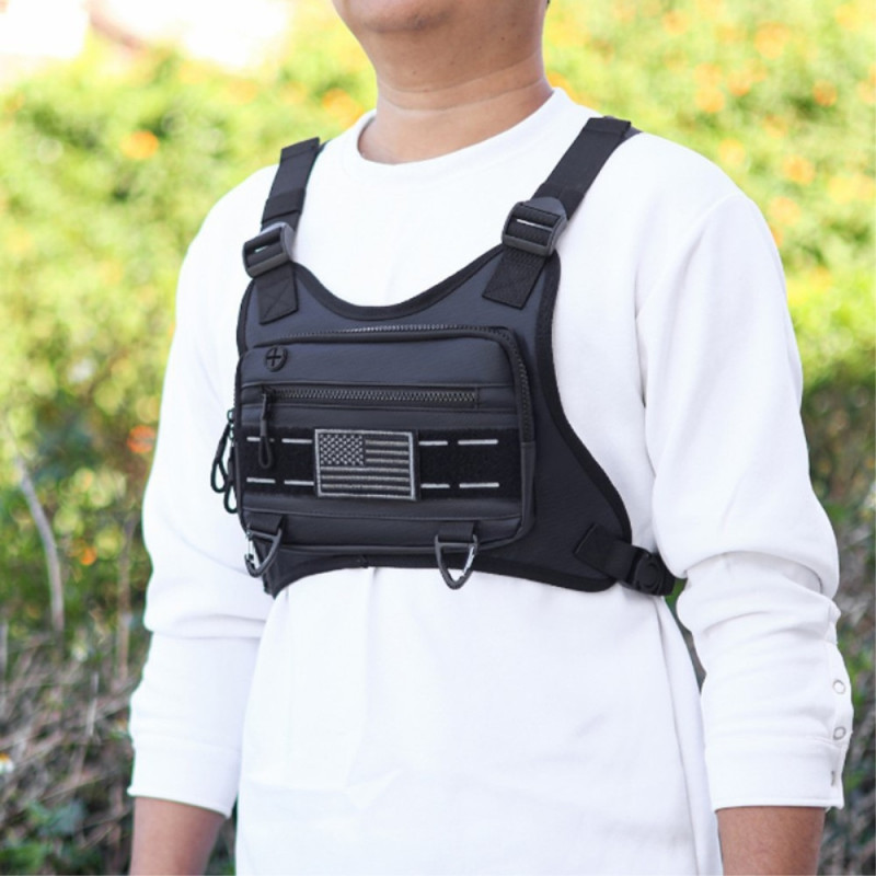 Tactical Vest Tactical Vest Chest Belly Bag 600D Stof