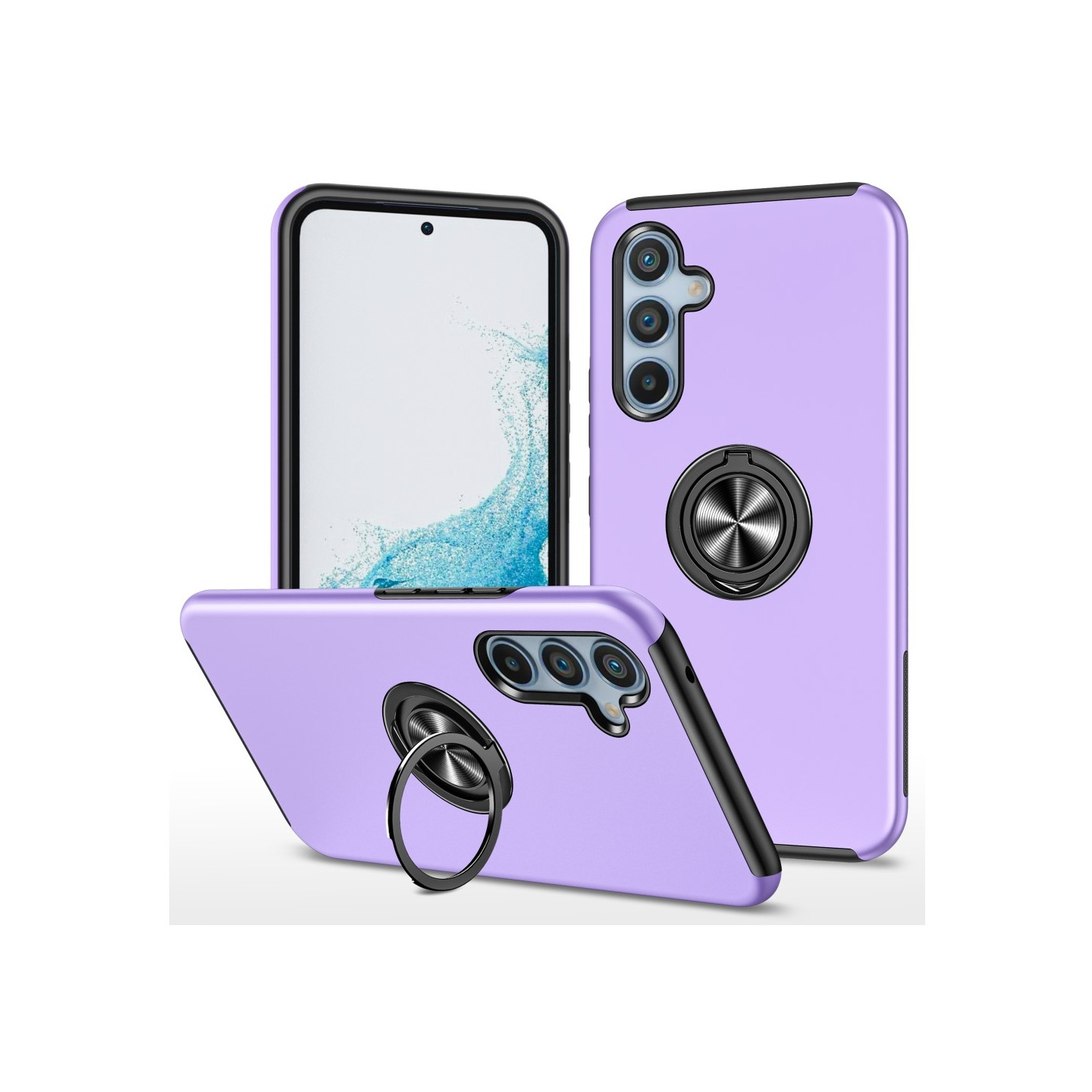 Samsung Galaxy S24+ Fingerring Kickstand Hybrid Taske