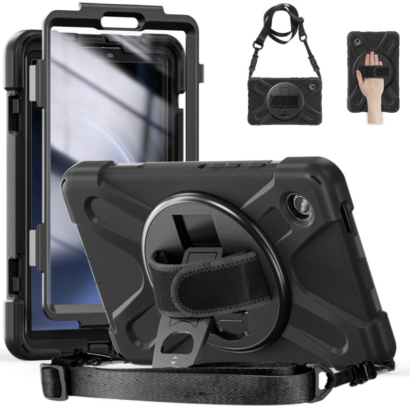 For Samsung Galaxy Tab A9 Case Kickstand Tablet Cover with Shoulder Strap