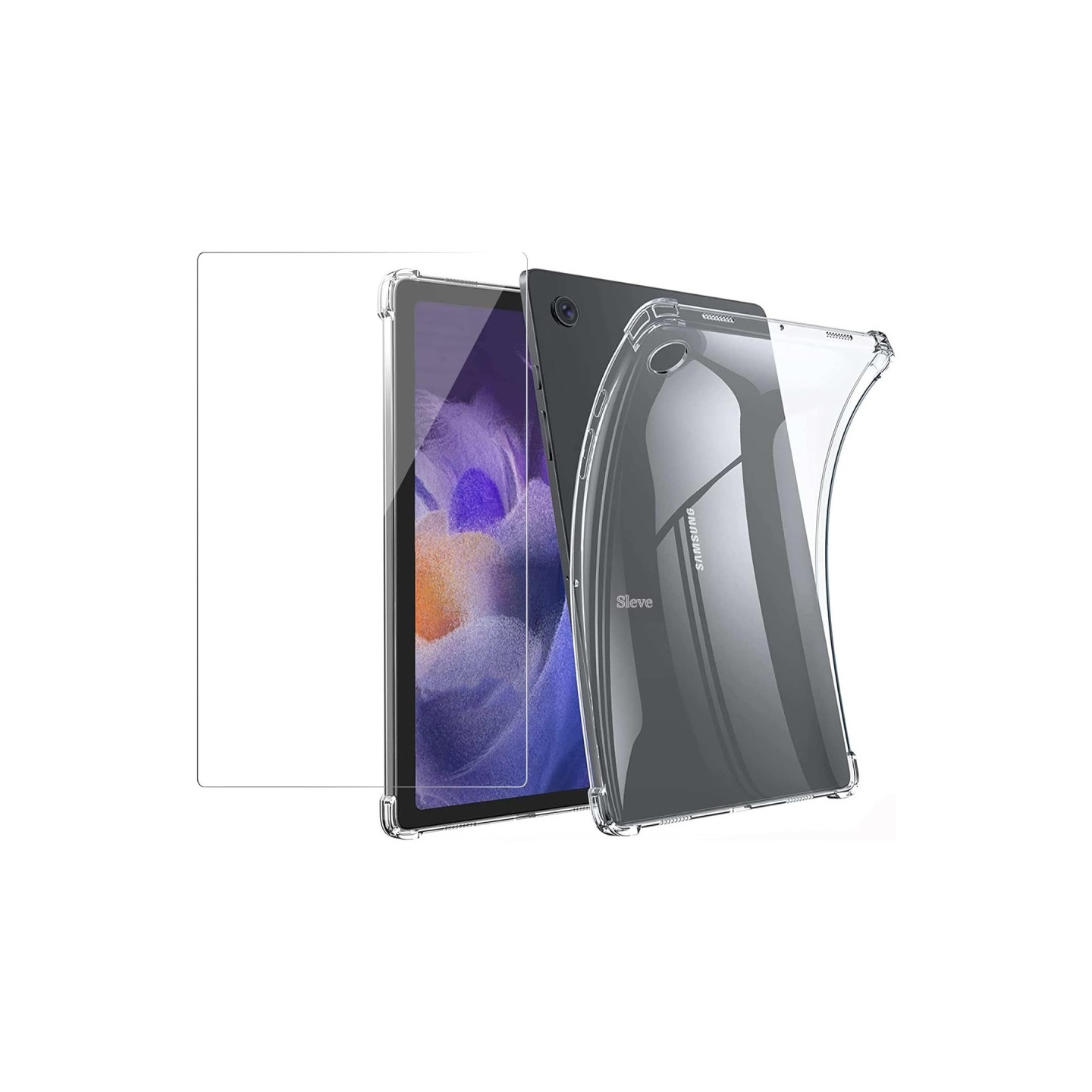 For Samsung Galaxy Tab A9+ TPU Cover + Tempered Glass