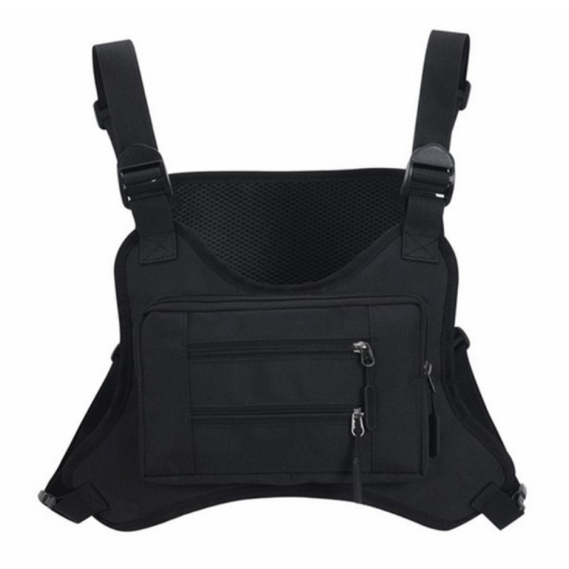 Tactical Vest Waterproof Chest Belly Bag with Multiple Pockets