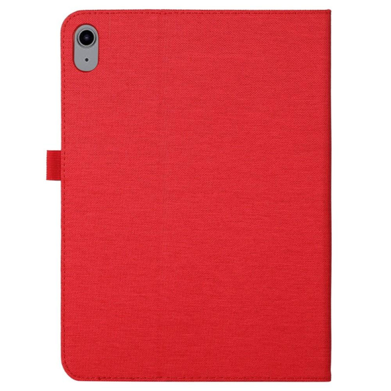 For iPad 10.9 (2022) Tablet Suojakuori Kansi Cloth Texture - Vaaleanpunainen