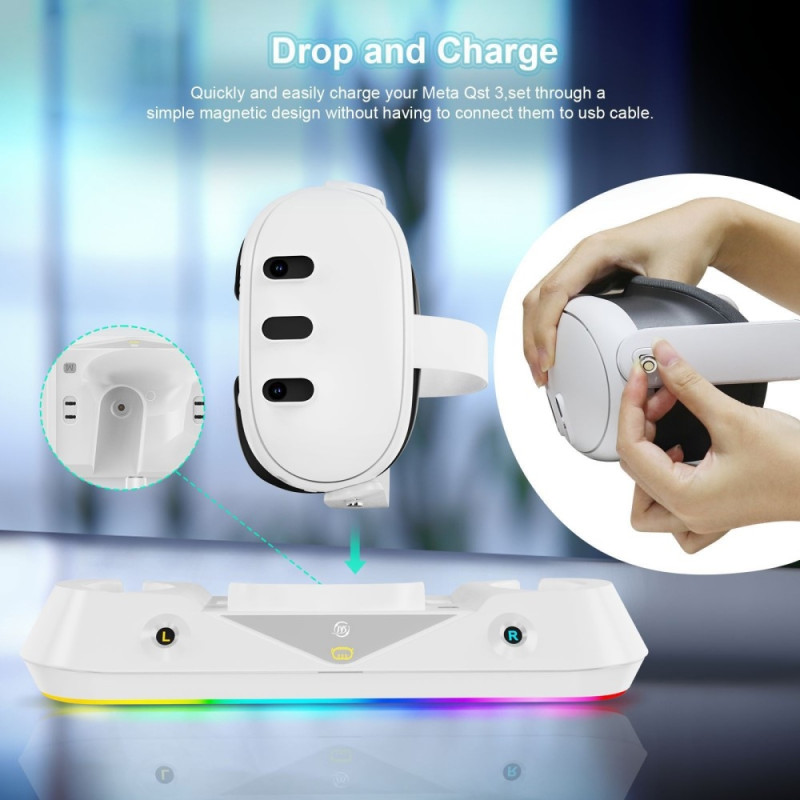 Meta Quest 3 VR Headset Controller Control - lataustelakka