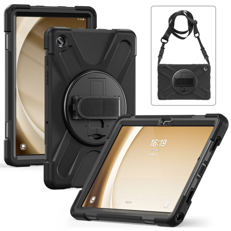 For Samsung Galaxy Tab A9+ Case Kickstand Tablet Cover with Shoulder Strap