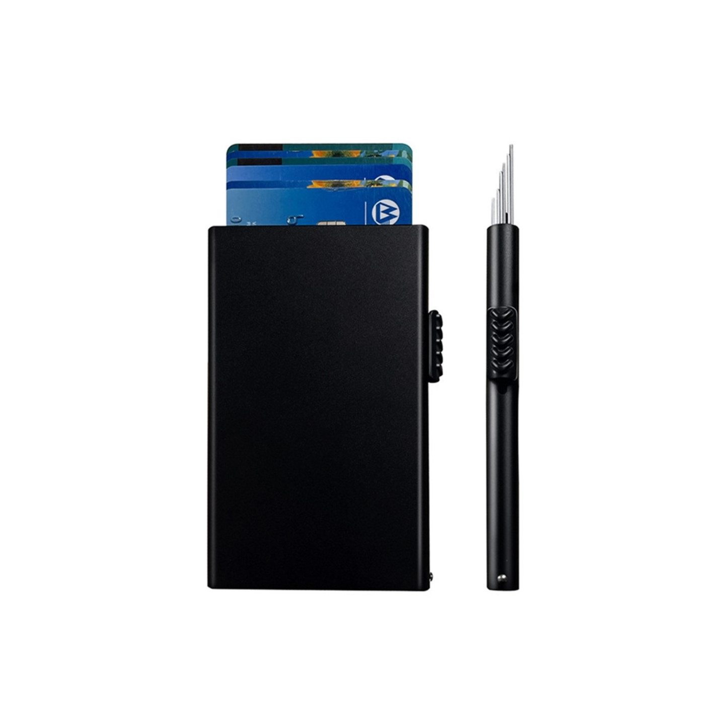 RFID - esto henkilökorttikotelo Luottokorttikotelon ponnahdusikkuna