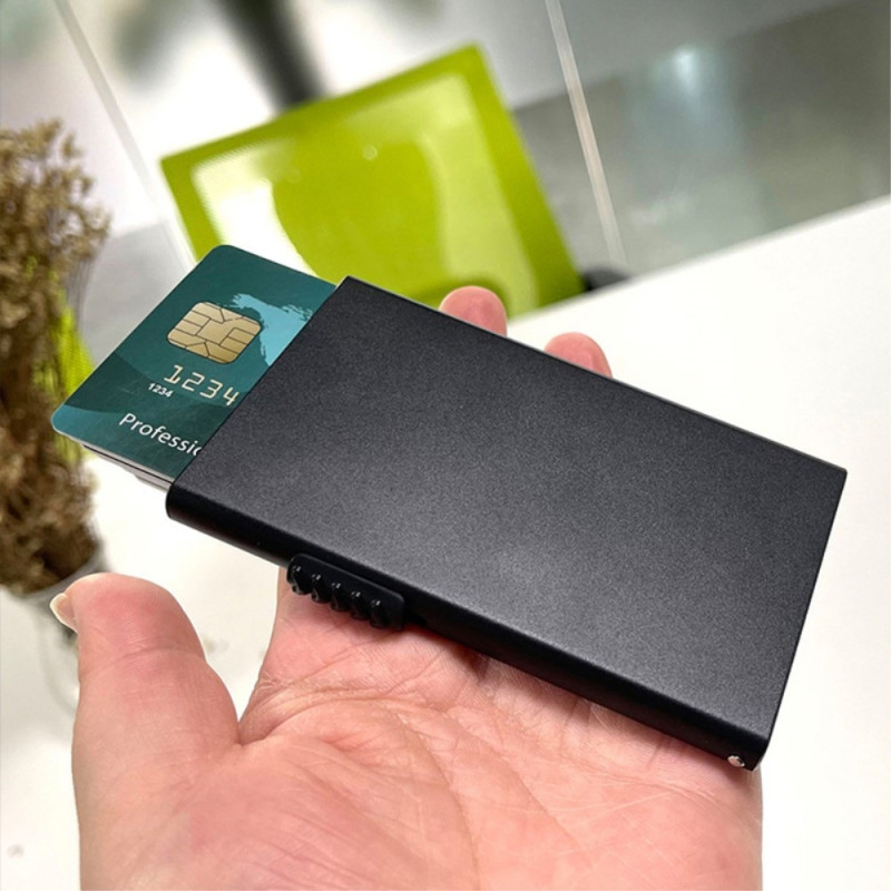 RFID - esto henkilökorttikotelo Luottokorttikotelon ponnahdusikkuna