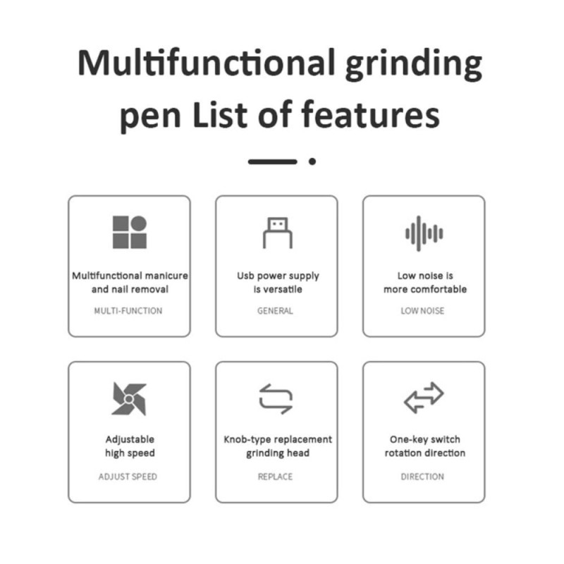 Nail Drill 30000RPM Electric File Machine Manicure Pedicure Nail Art