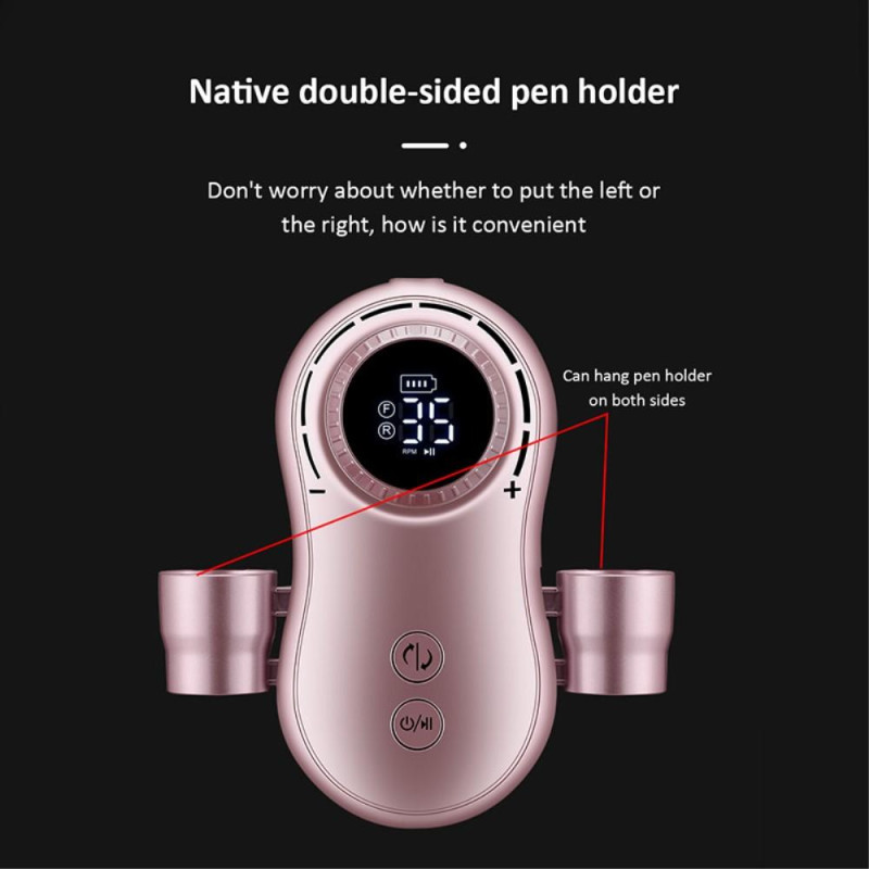 Neglebor 30000RPM Elektrisk neglefilmaskin Manikyr Pedikyr