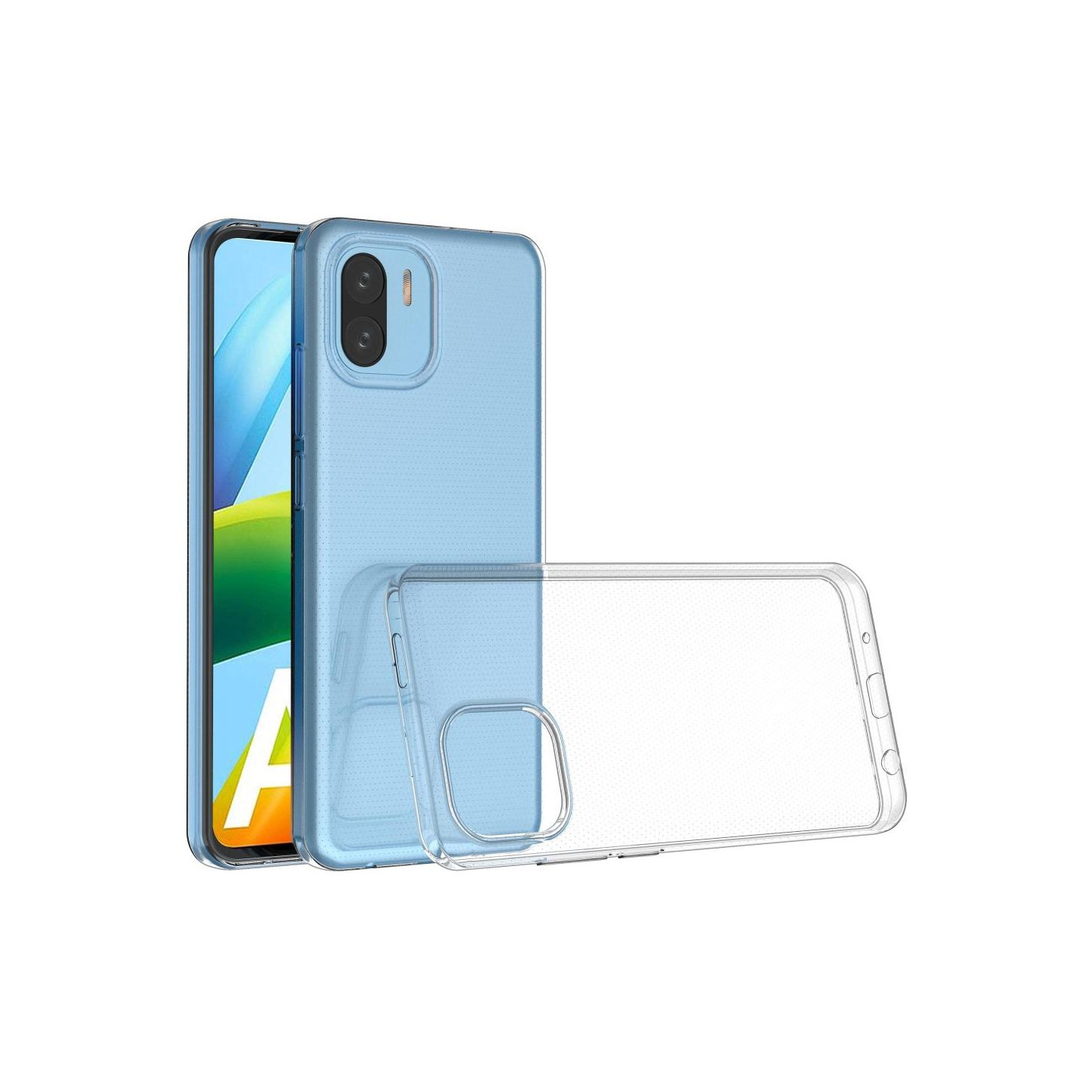 Xiaomi Redmi A1 Transparent Soft TPU Phone Case Shell