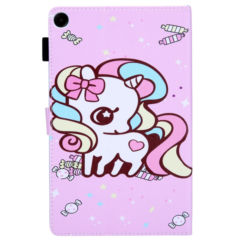 For Samsung Galaxy Tab A9 Flip Stand Case PU Leather Pattern Tablet Cover