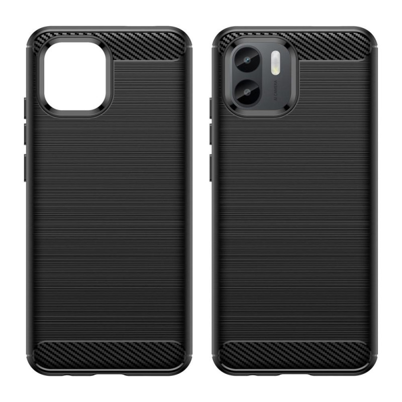 For Xiaomi Punainenmi A1 4G Carbon Fiber Texture TPU Kansi