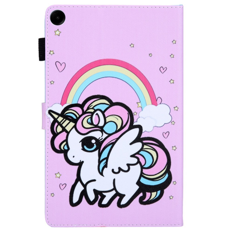 Samsung Galaxy Tab A9 Flip Stand Case PU Leather Pattern Tablet Cover