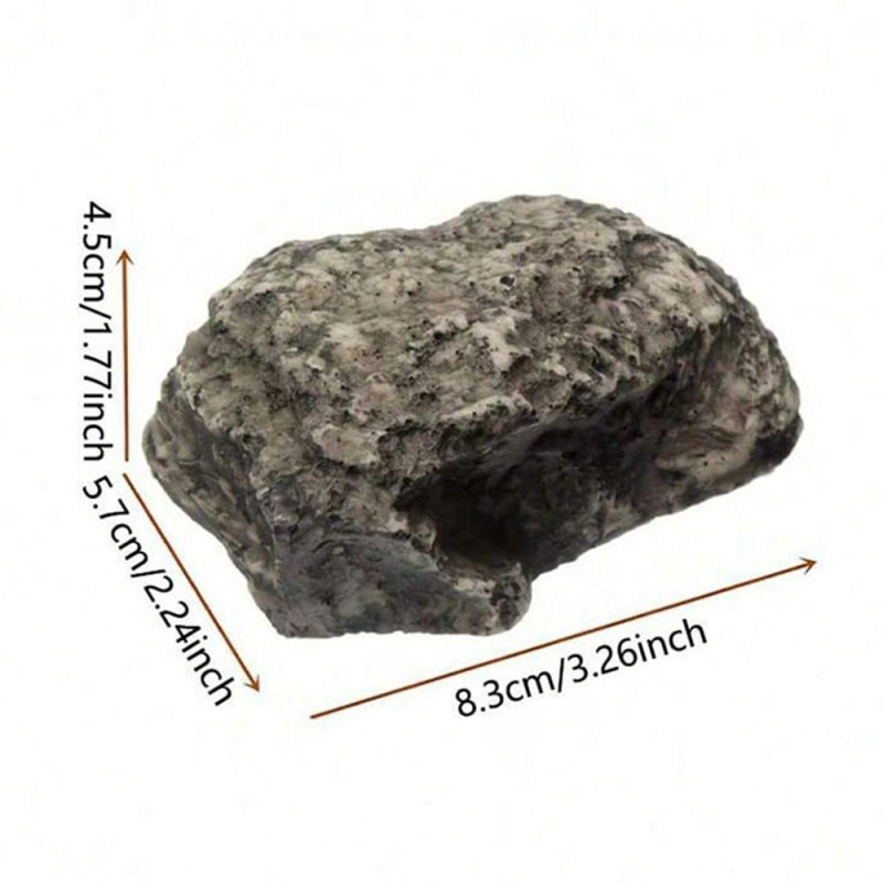 Realistic stone spare key Hides Key hidden storage box
