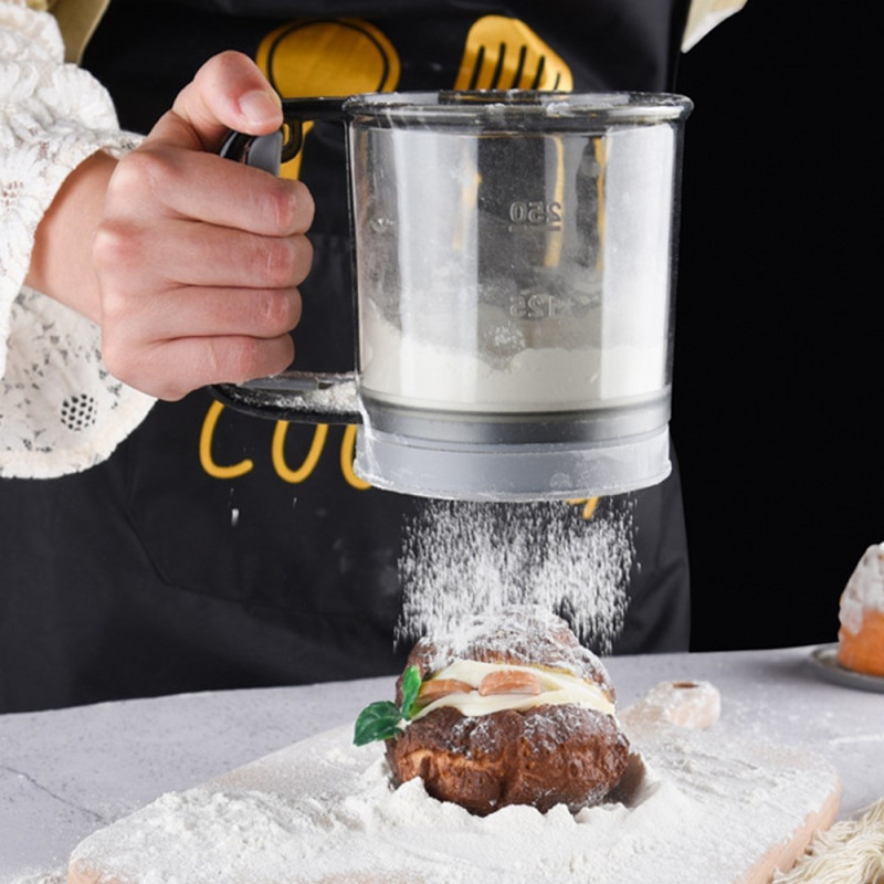 Kitchen Baking Flour Sieve Cup Sieve Flour Baking Kitchen
