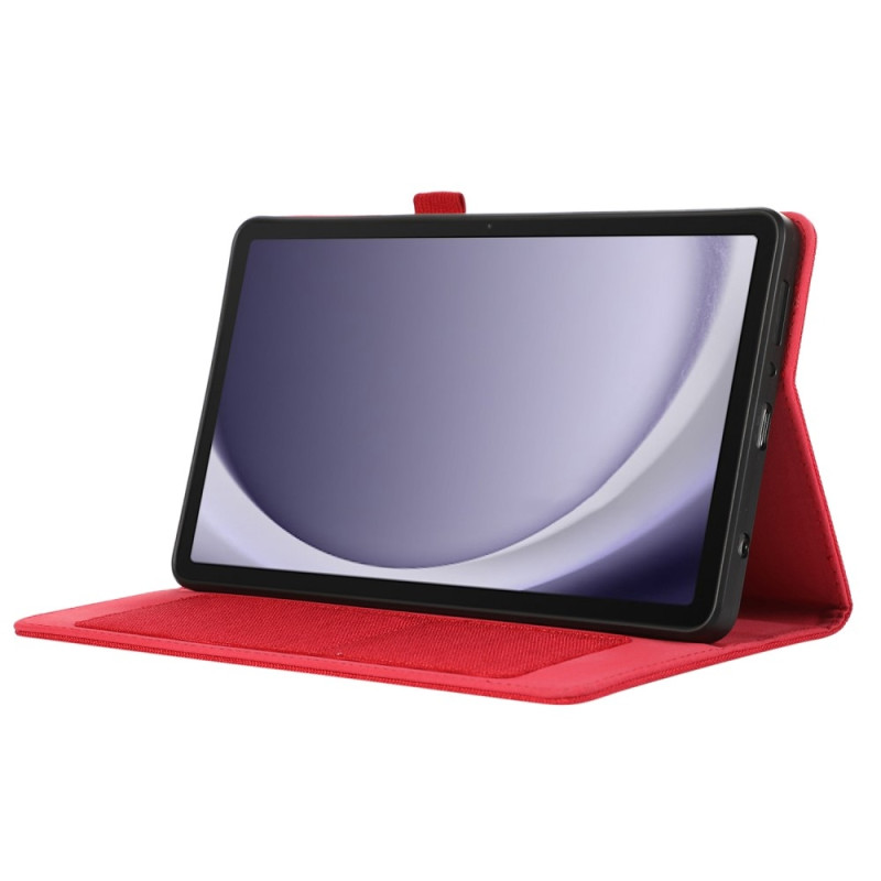 For Samsung Galaxy Tab A9 Tablet Case Cloth Texture Folio Stand