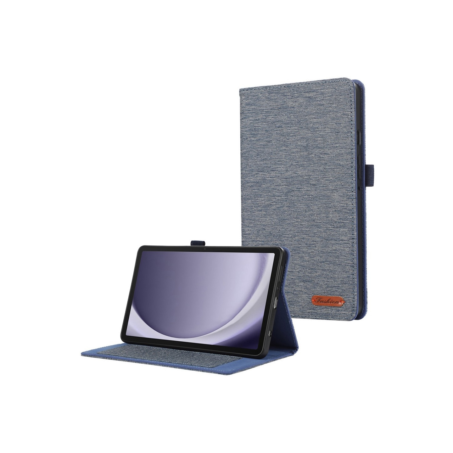 For Samsung Galaxy Tab A9+ Tablet Case Cloth Texture Folio Stand