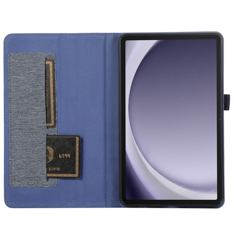 For Samsung Galaxy Tab A9 Tablet Case Cloth Texture Folio Stand