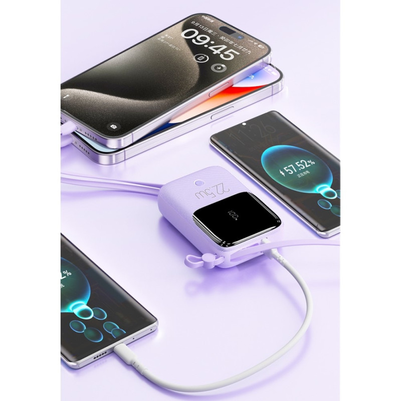 10000mAh rask bærbar powerbank Super hurtiglading USB - C 22.5W