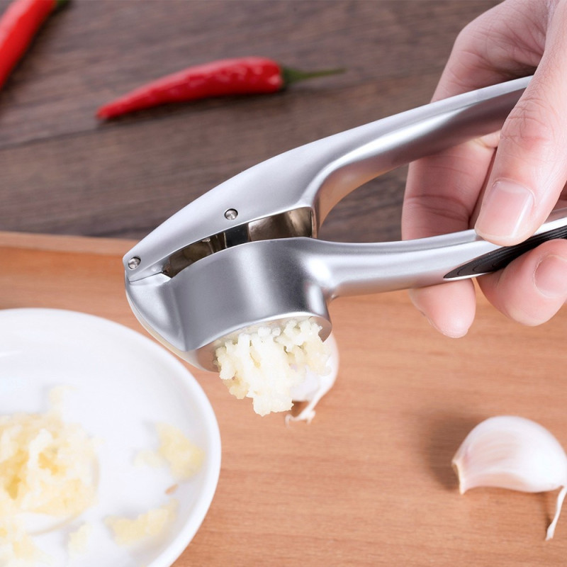 Garlic Garlic Press Zinc Alloy Garlic Grinder Press Tool